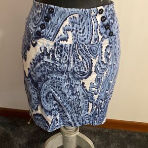 Eva Franco blue skirt, size 10